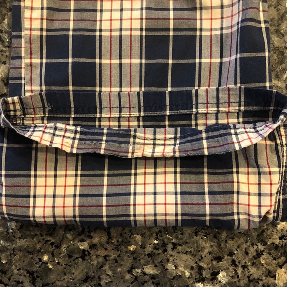 AERIE Navy, White & Red Plaid Pajama Bottoms - Picture 12 of 14